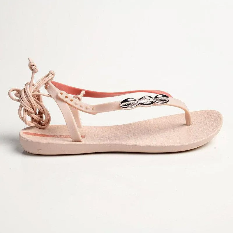 Ipanema Ankle Wrap Thong Sandals - Rose Pink