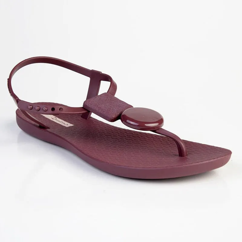 Ipanema Glam Thong Sandals - Burgundy