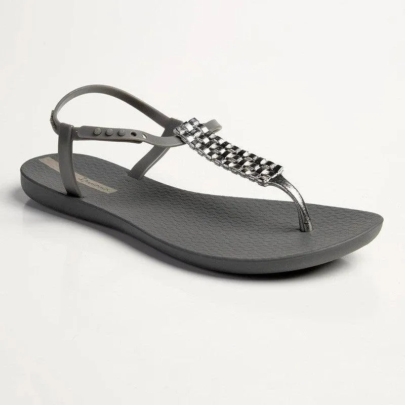 Ipanema Reba Glam Thong Sling Back Sandals - Grey