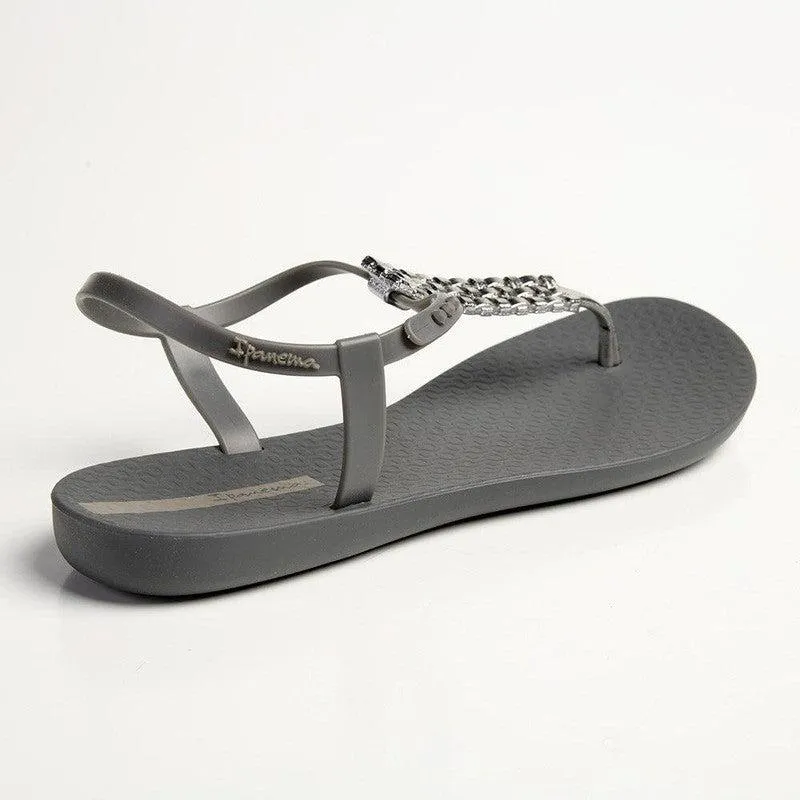 Ipanema Reba Glam Thong Sling Back Sandals - Grey