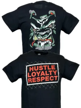 John Cena Big Dog Hustle Loyalty Respect Mens Black T-shirt