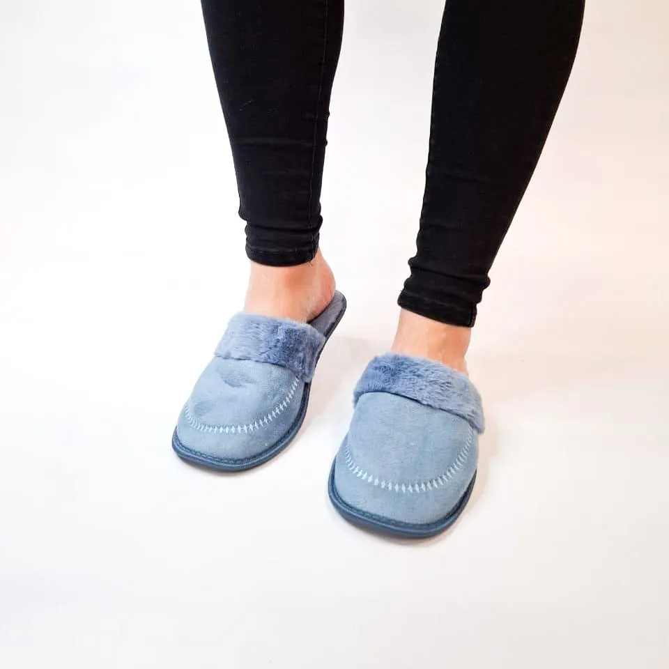 Jumbo Blue slip on slipper