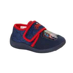 Kids Avengers Bedroom Slippers Navy/Red Boys Childs Childrens DC Comics 7-12