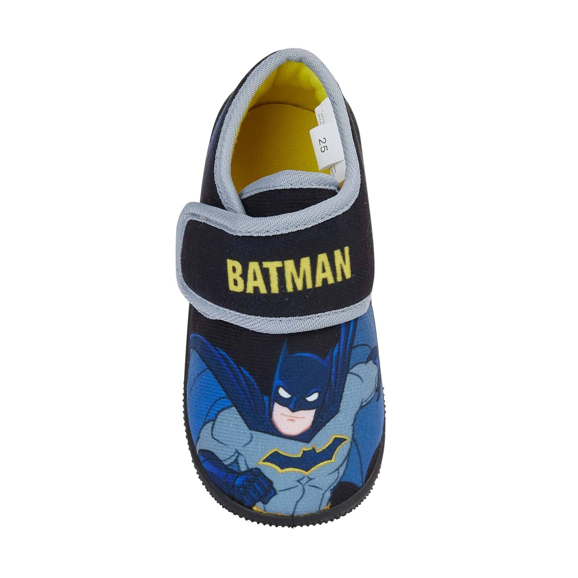 Kids Batman Bedroom Slippers Blue Boys Childs Childrens DC Comics 7-12