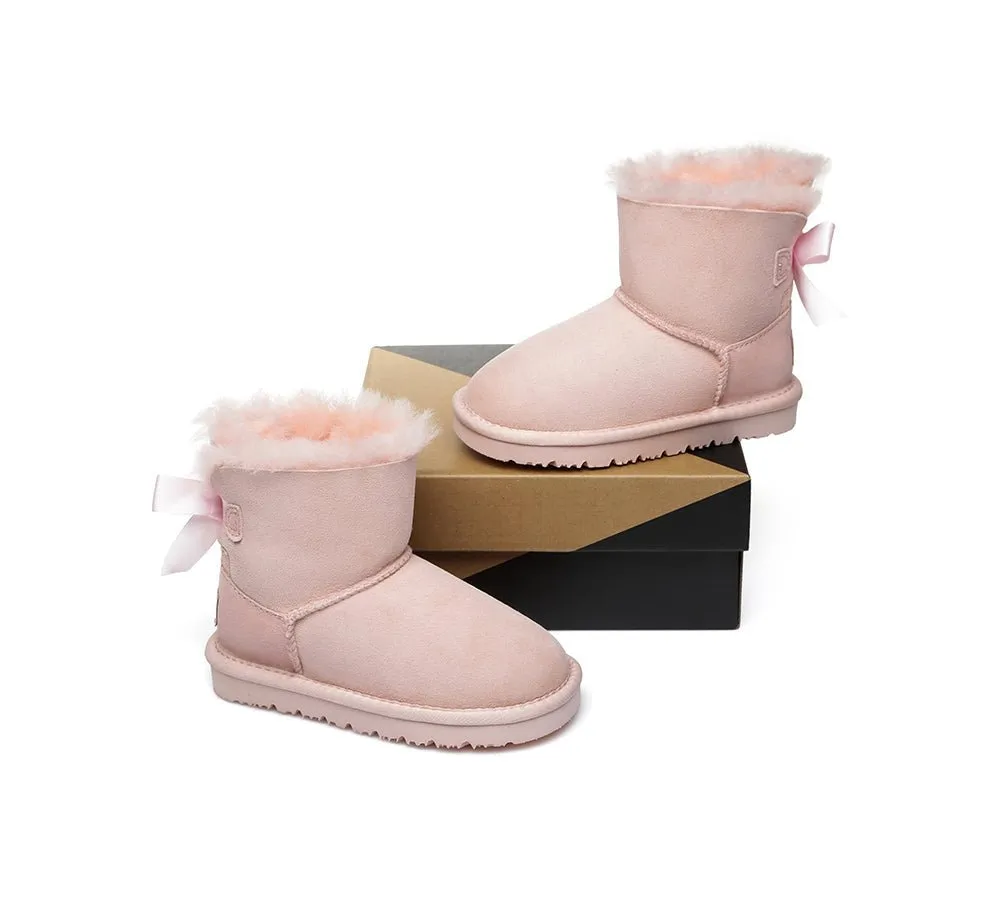 Kids Mini Back Bow Boots