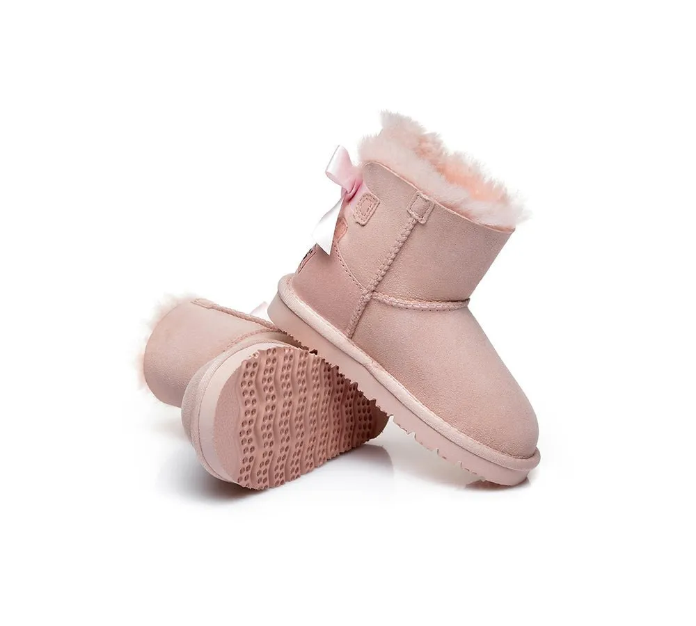 Kids Mini Back Bow Boots