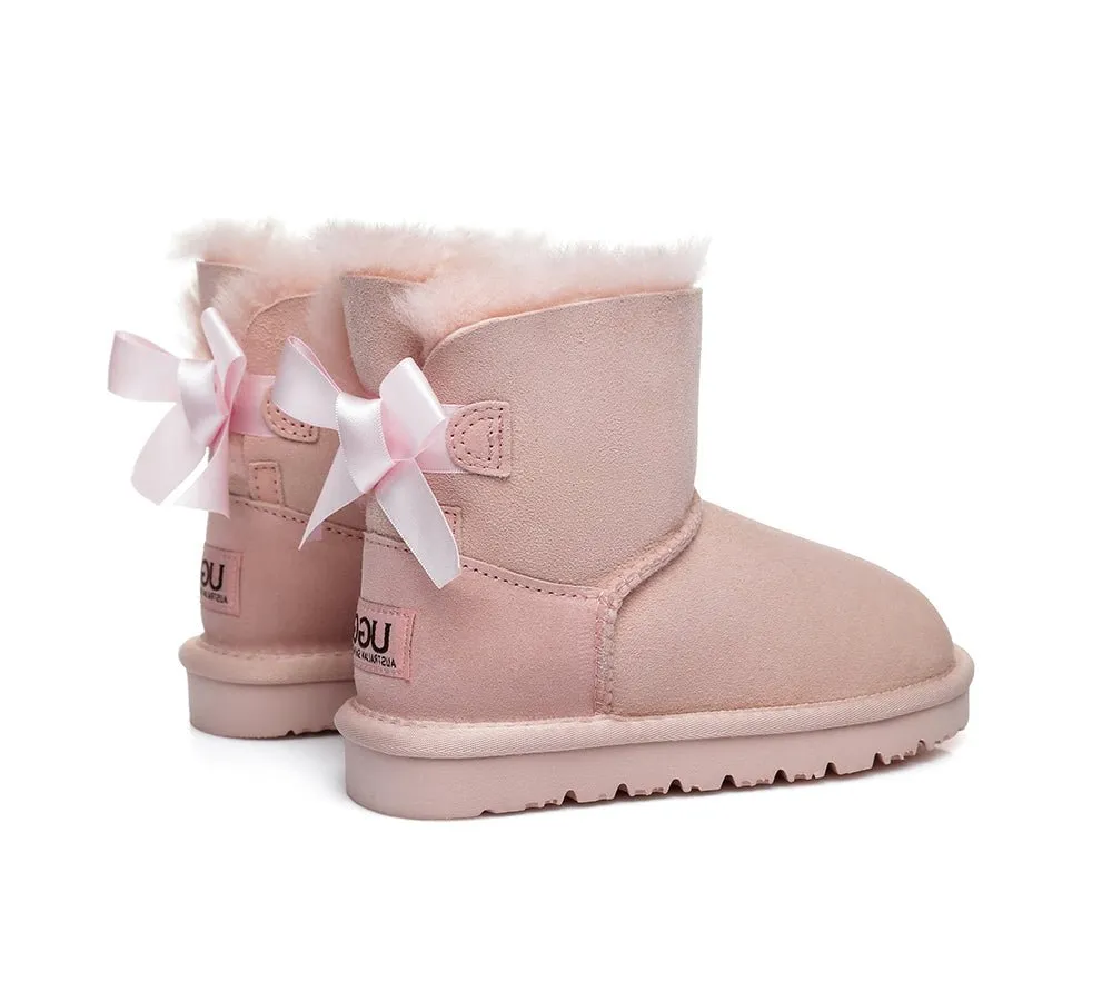 Kids Mini Back Bow Boots