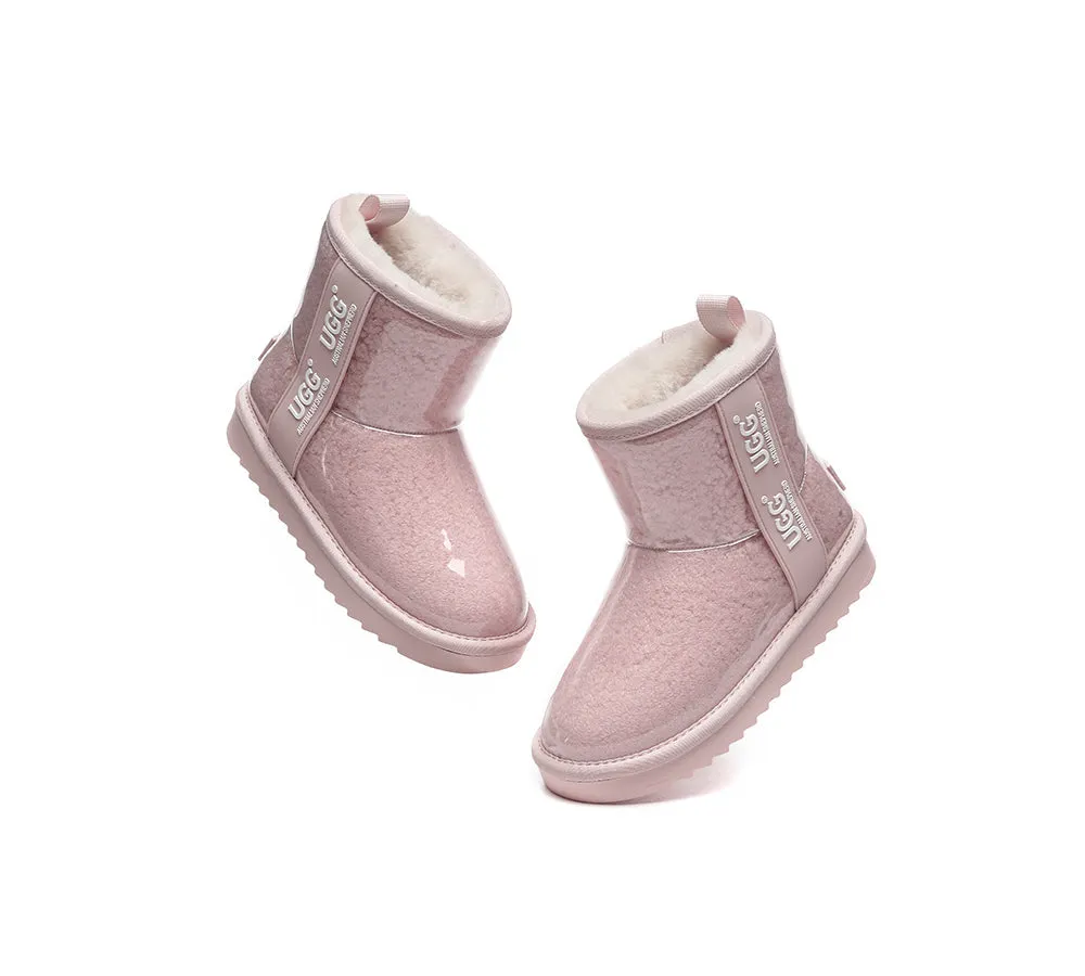 Kids Ugg Boots Clear Waterproof And Shearling Coated Classic