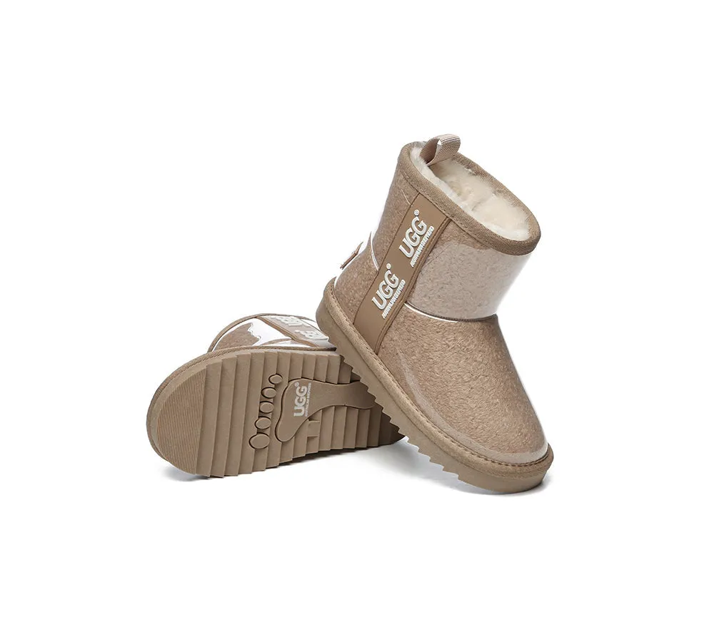 Kids Ugg Boots Clear Waterproof And Shearling Coated Classic