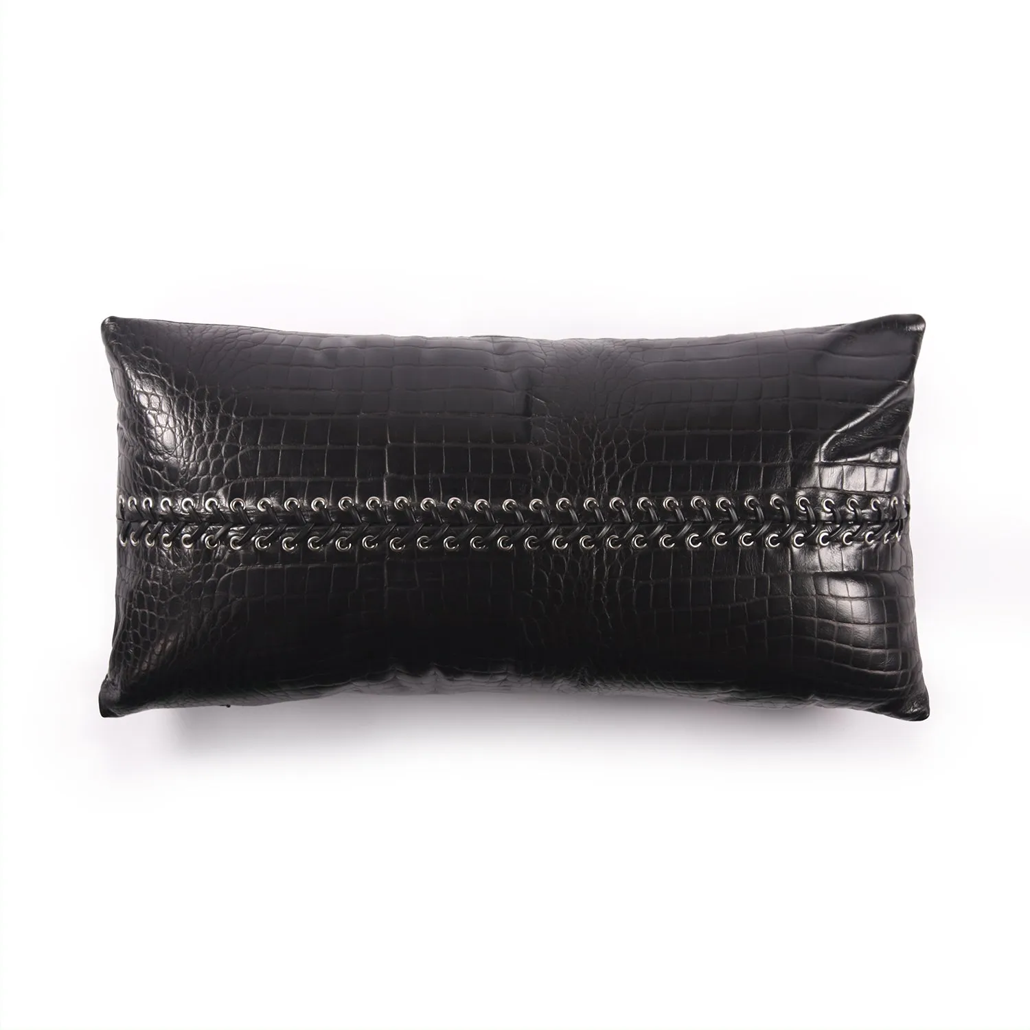 Laced Croc Pillow