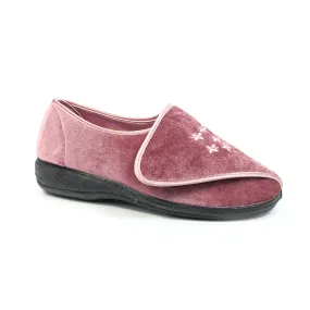 Ladies Bedroom Slippers Heather Lunar Soft Insoles JULIET