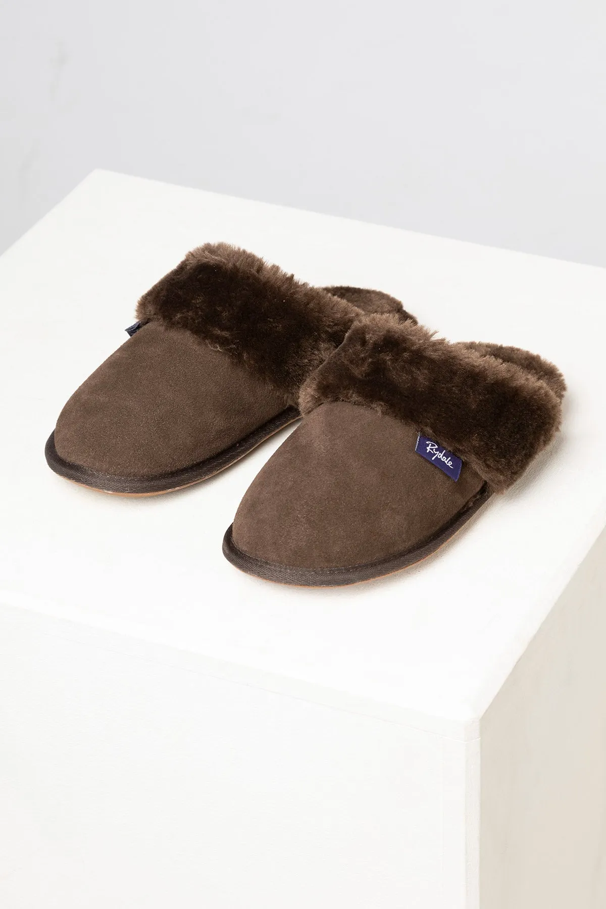 Ladies Suede Slippers - Beswick