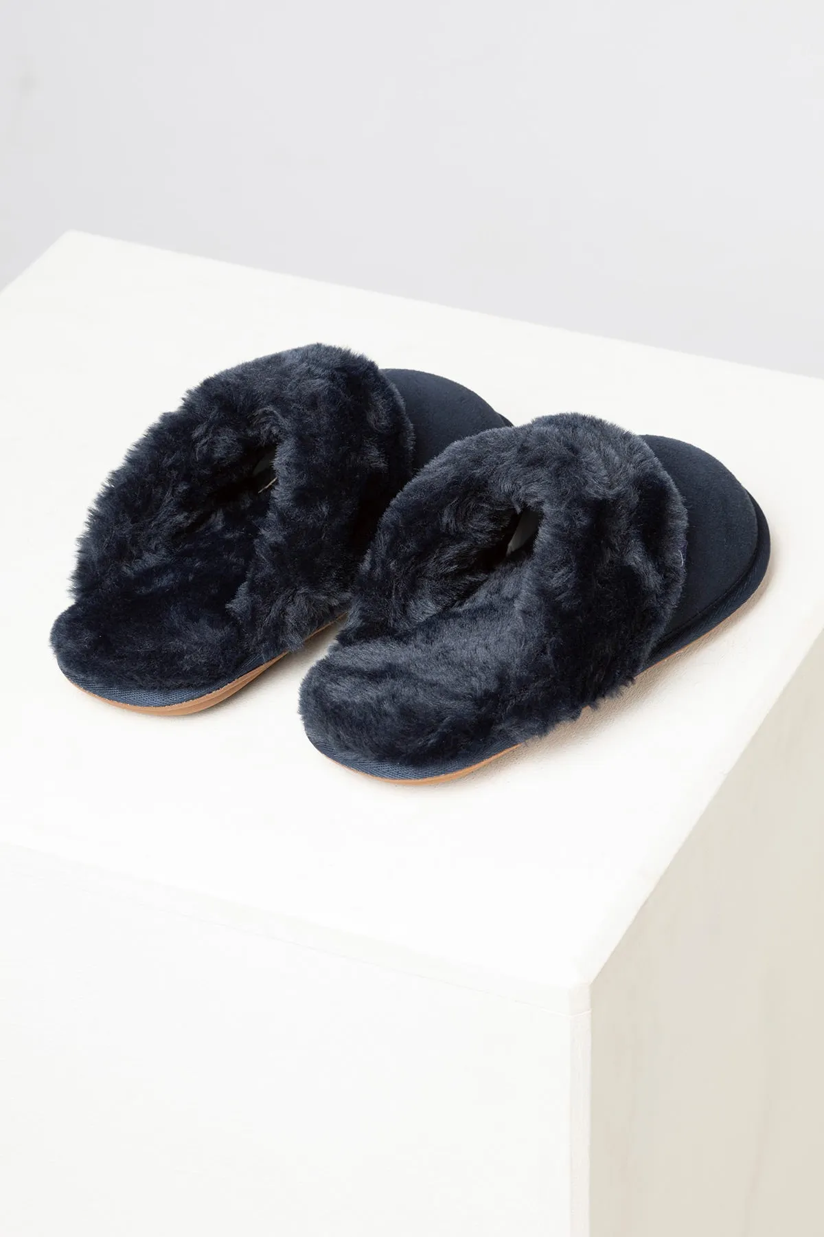 Ladies Suede Slippers - Beswick