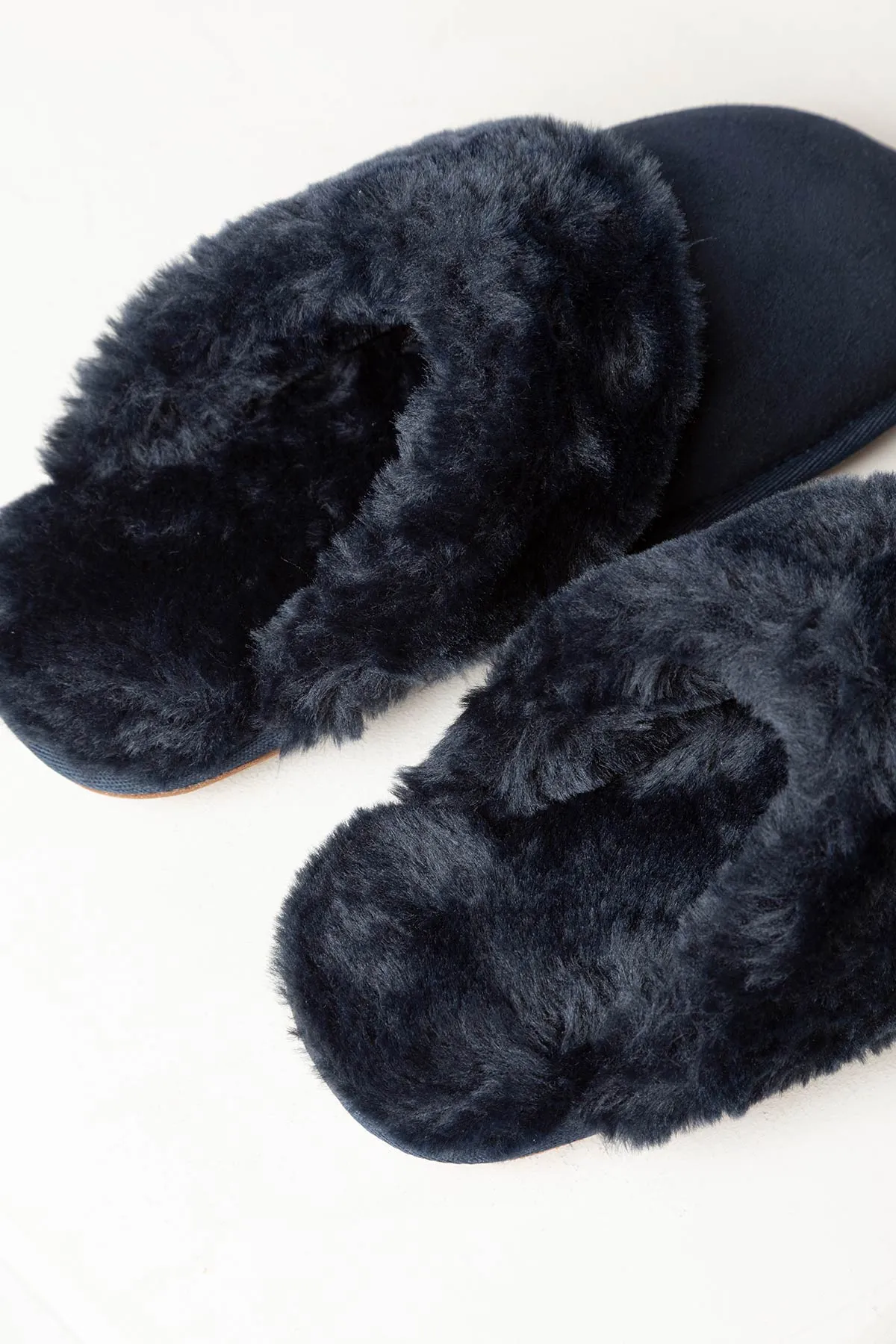 Ladies Suede Slippers - Beswick