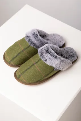 Ladies Tweed Slippers - Beswick