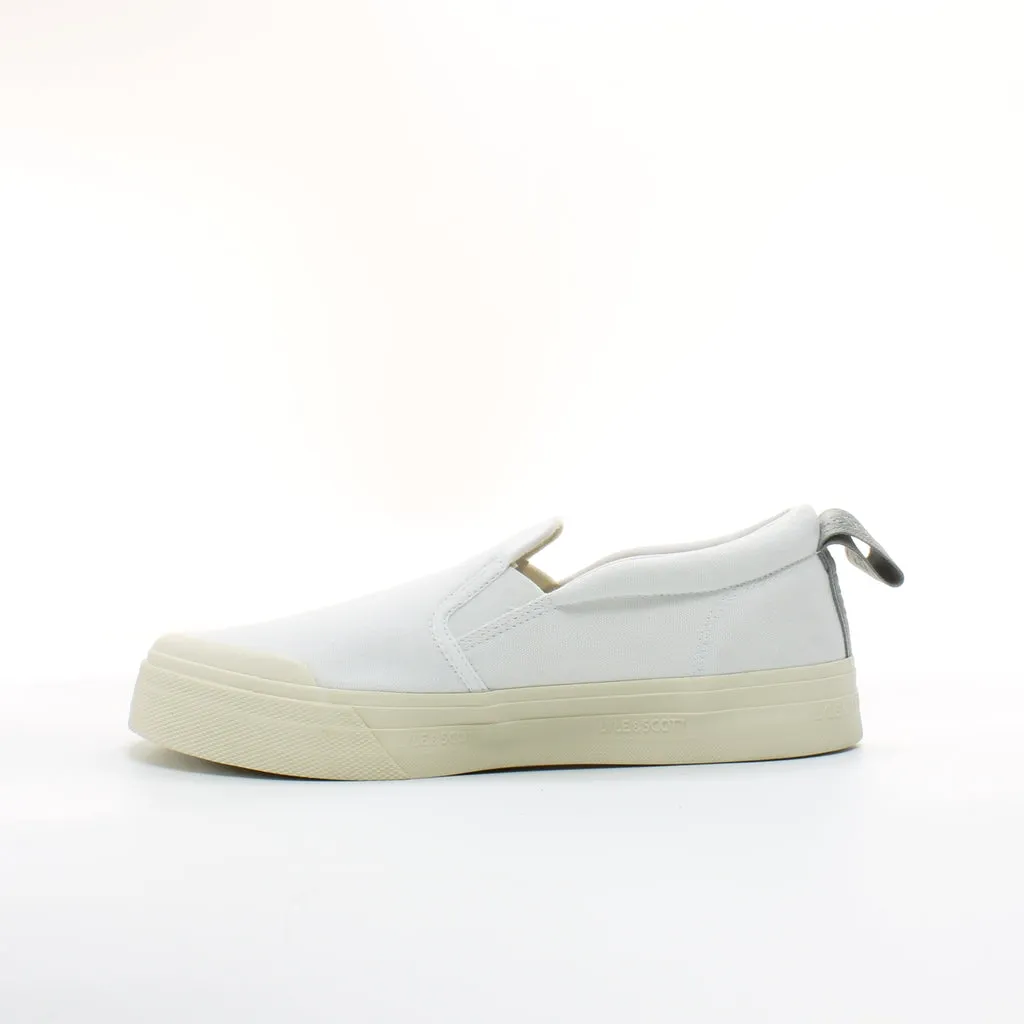 Lyle & Scott Duncan Mens White Plimsolls