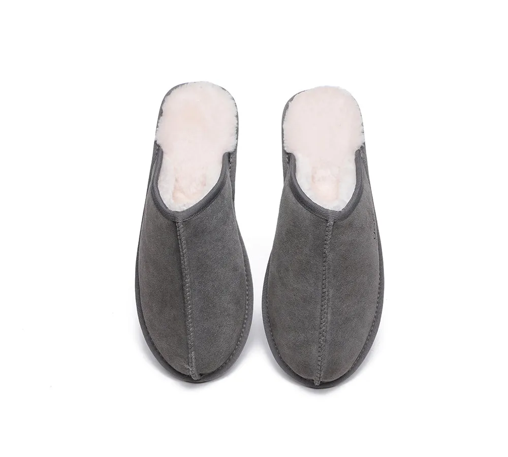 Men UGG Slippers Sheepskin Wool Home Slippers Bennett