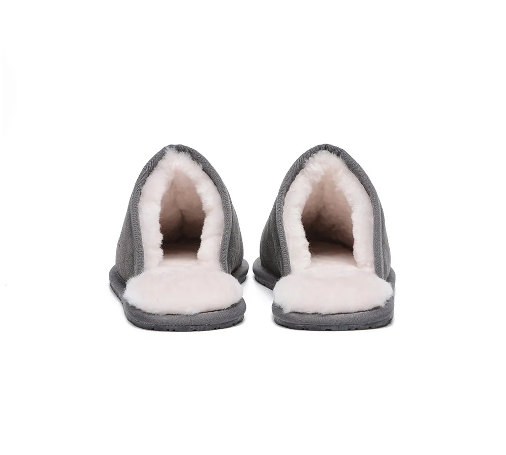 Men UGG Slippers Sheepskin Wool Home Slippers Bennett