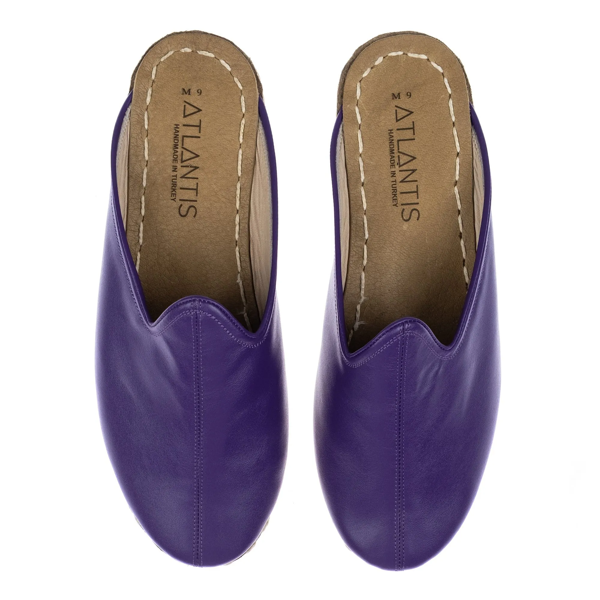 High-Quality, Comfortable Mens Slippers in Rich Byzantium Color