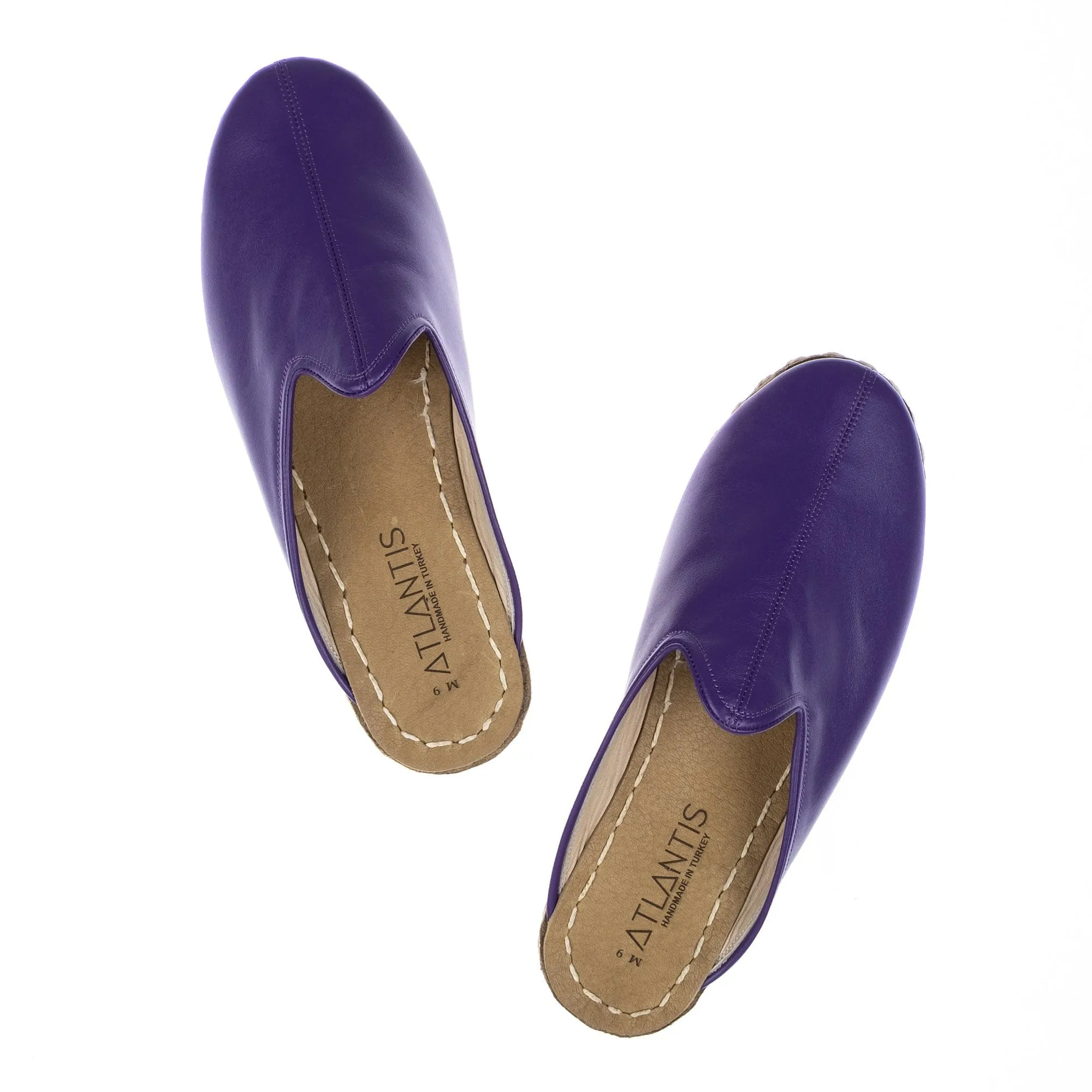 High-Quality, Comfortable Mens Slippers in Rich Byzantium Color