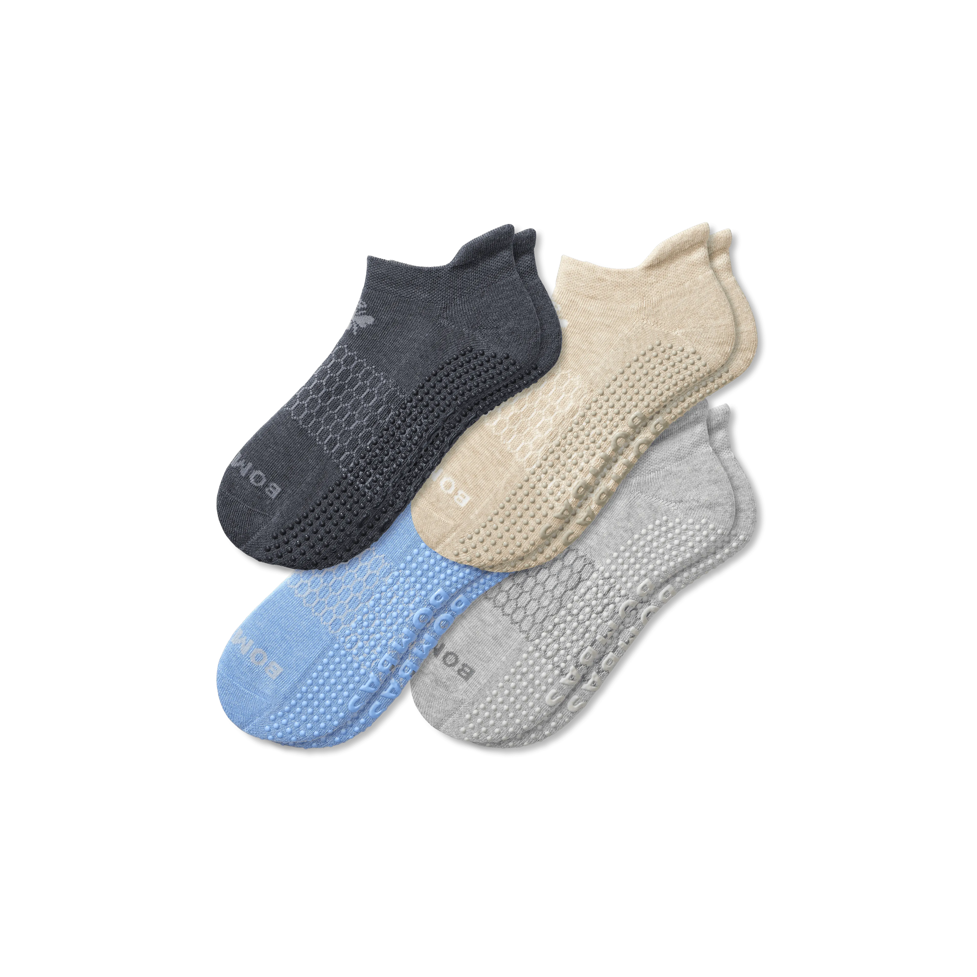 Men's Grippers Ankle Sock 4-Pack