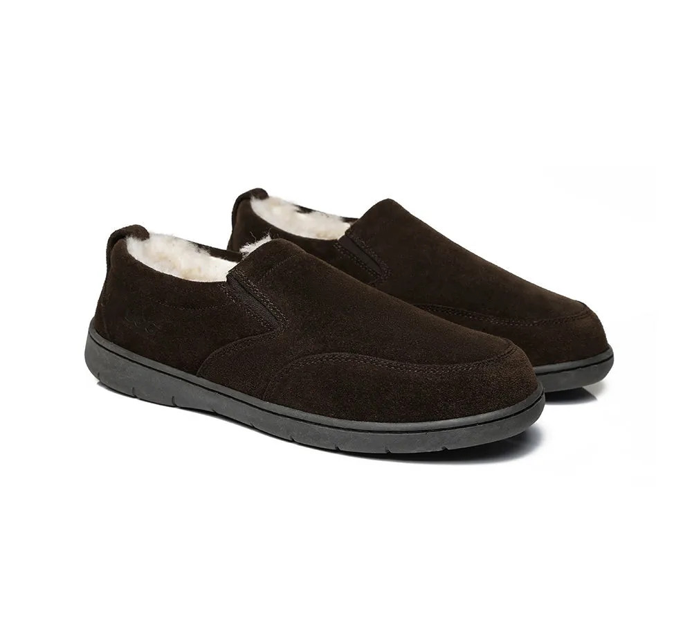 Mens Moccasin Slippers Dino