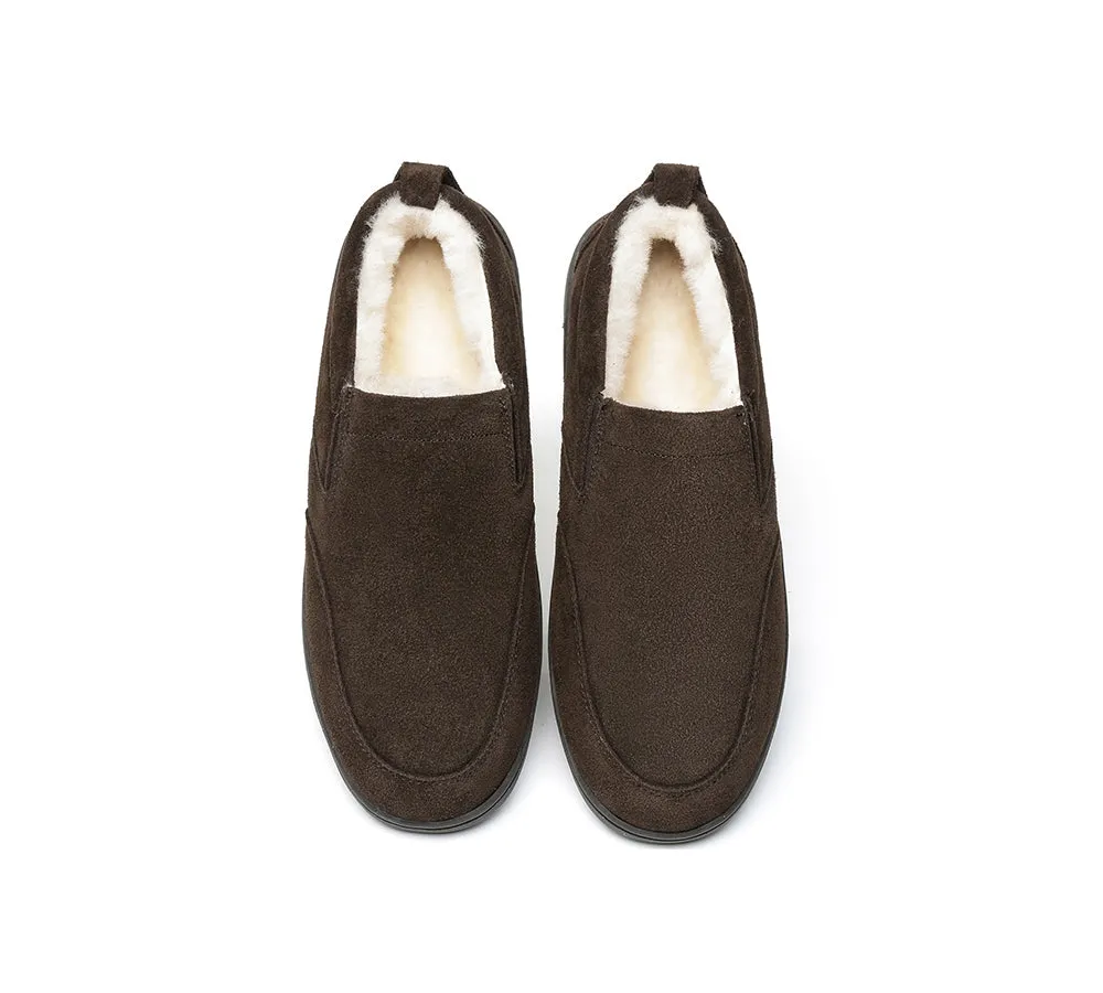 Mens Moccasin Slippers Dino