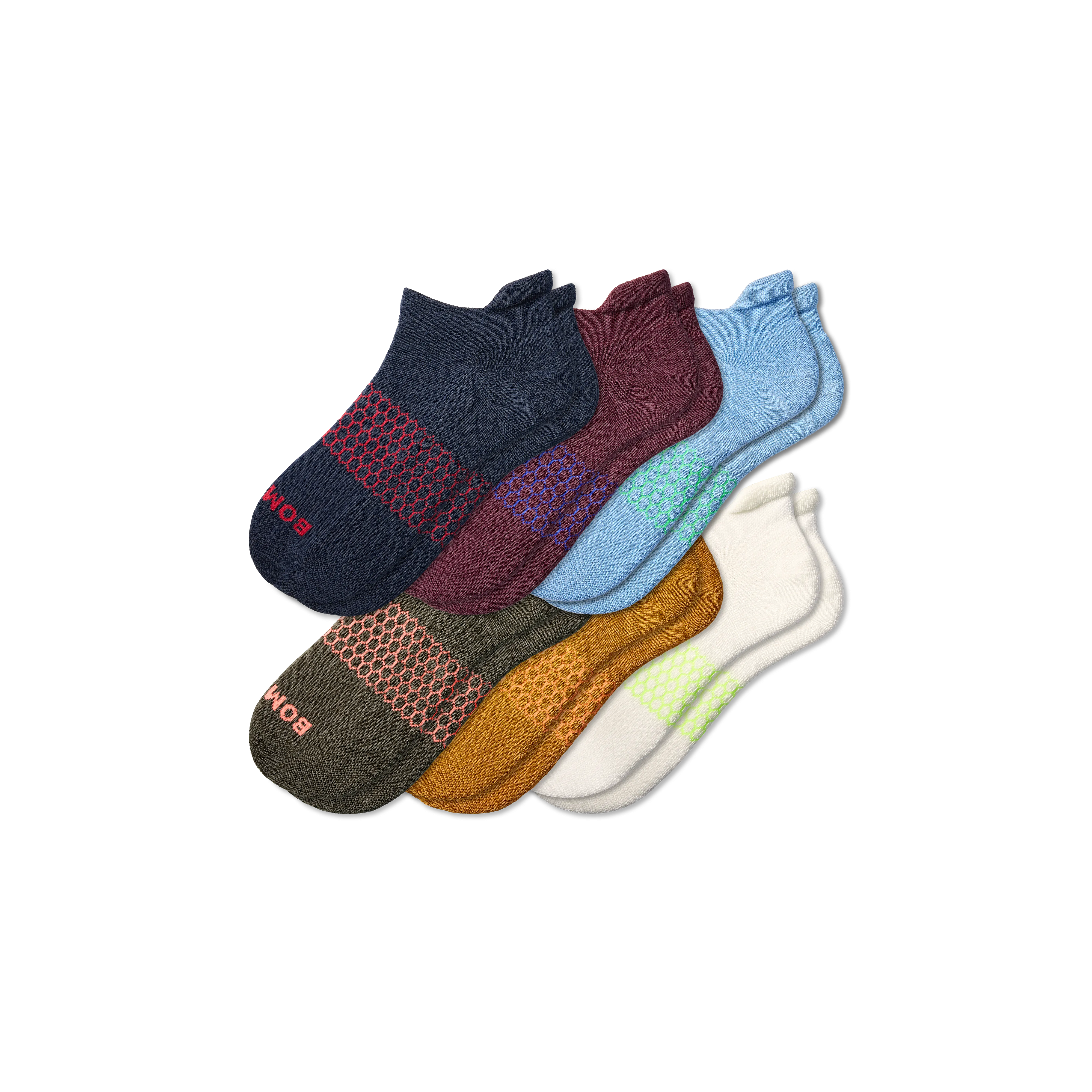 Men's Solid Ankle Sock 6-Pack