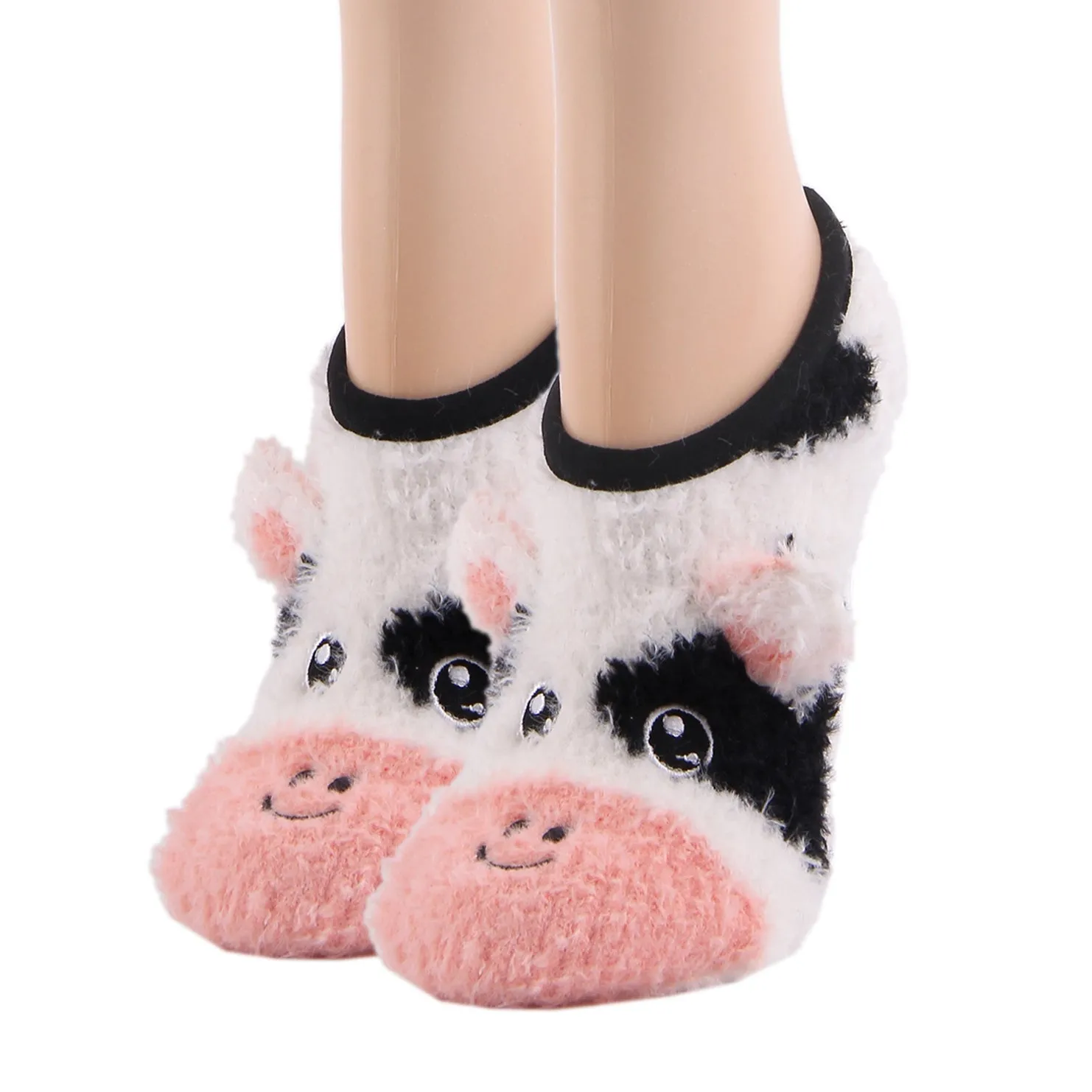 Moo Over Sock Slippers