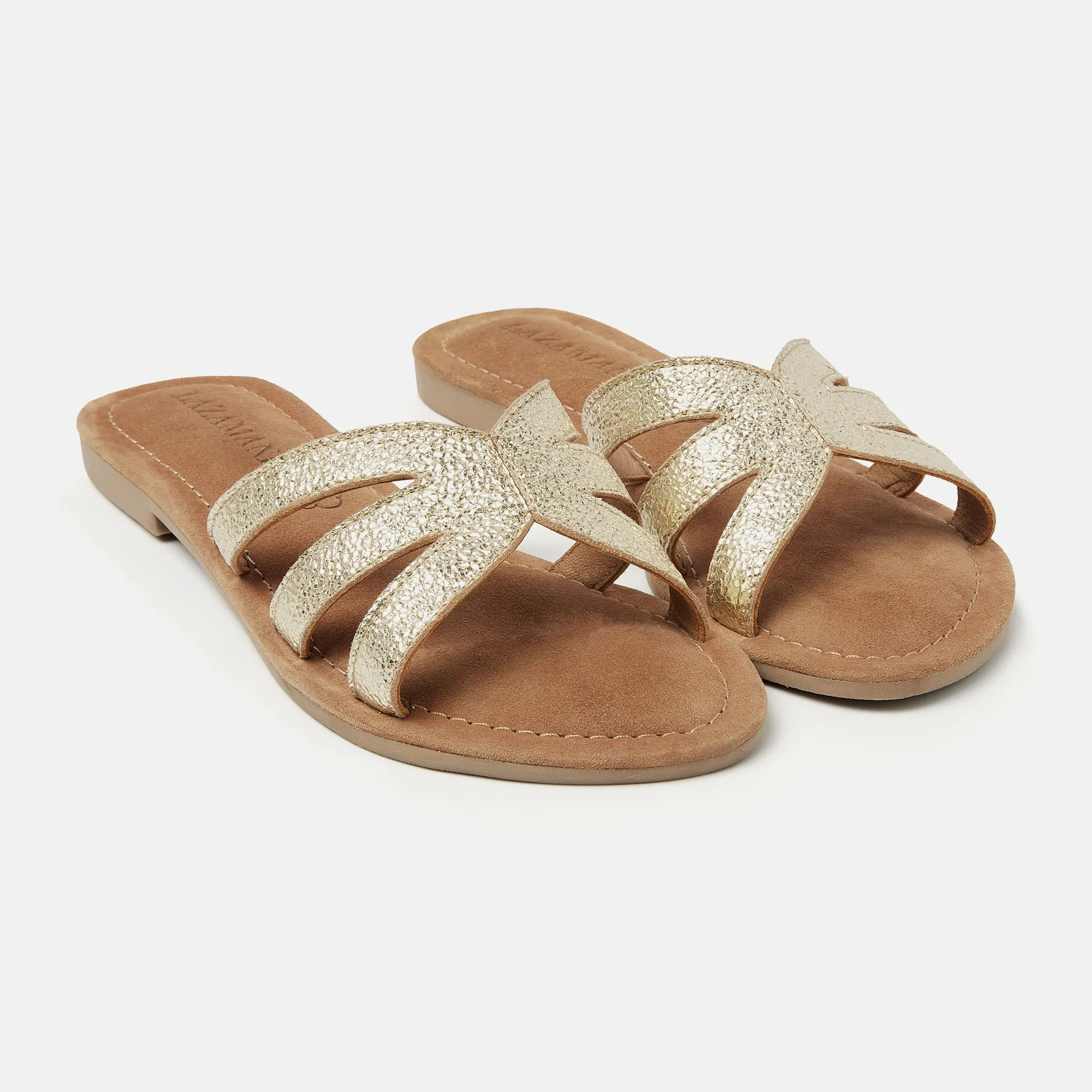 Nina Leren Dames Slippers Gold