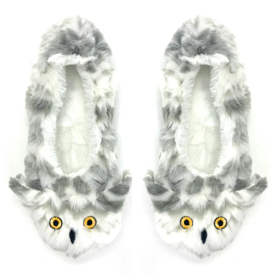 Owl Right Plush Slippers