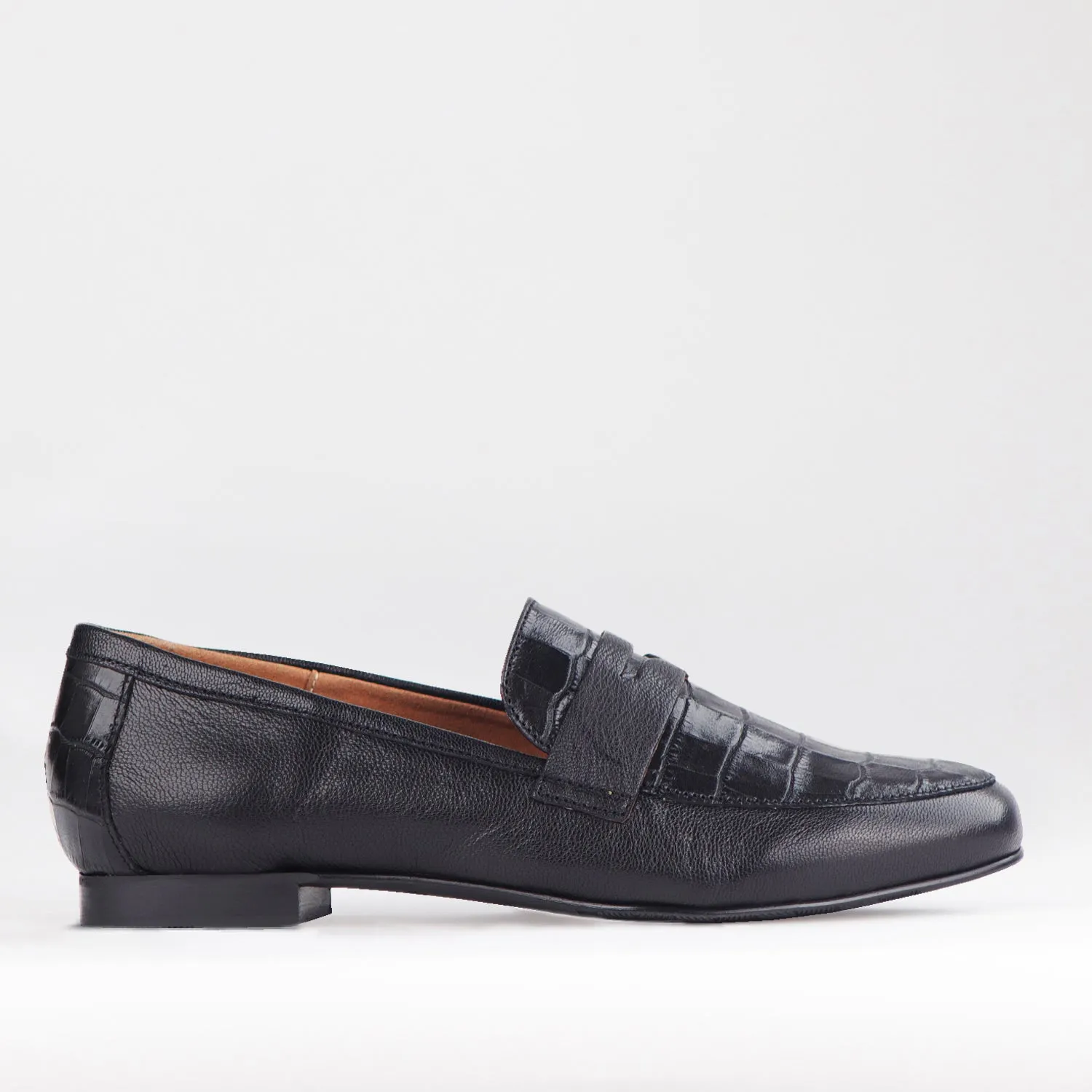 Penny Loafer in Black Multi - 12587