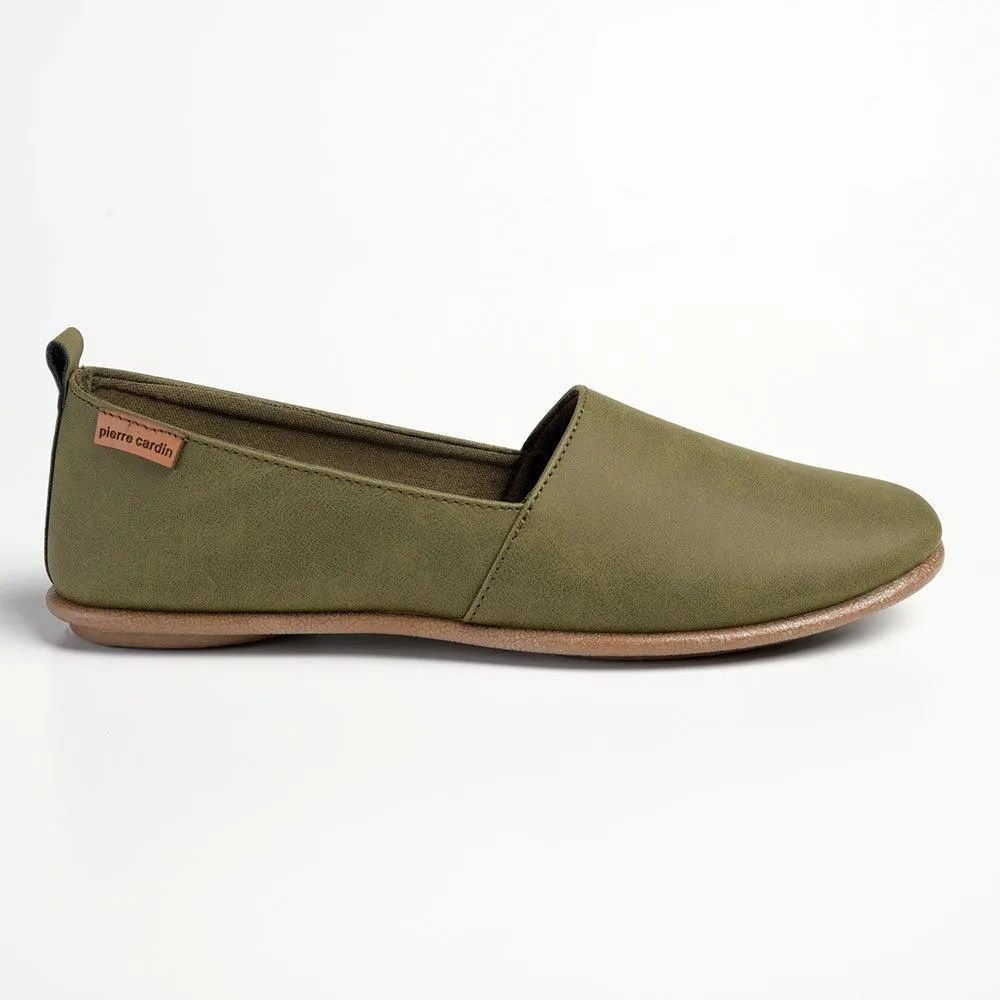 Pierre Cardin Ladies Riviera 1 Slip On - Olive