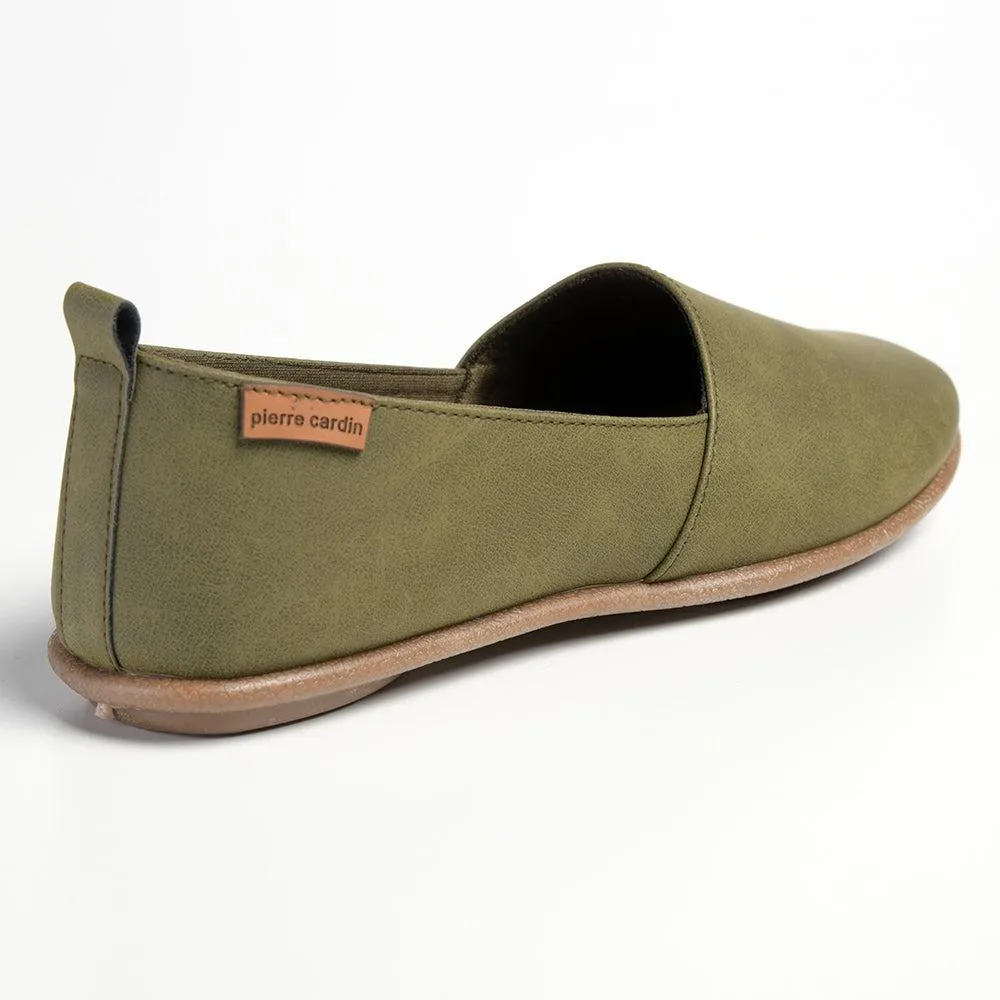 Pierre Cardin Ladies Riviera 1 Slip On - Olive