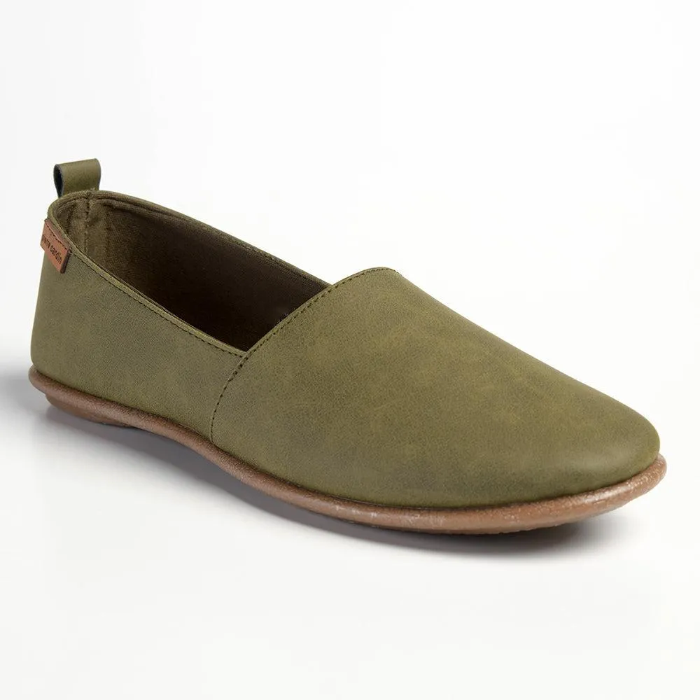 Pierre Cardin Ladies Riviera 1 Slip On - Olive