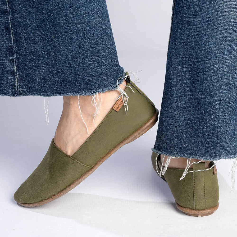 Pierre Cardin Ladies Riviera 1 Slip On - Olive