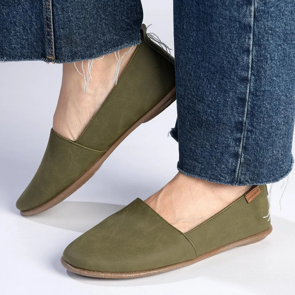 Pierre Cardin Ladies Riviera 1 Slip On - Olive