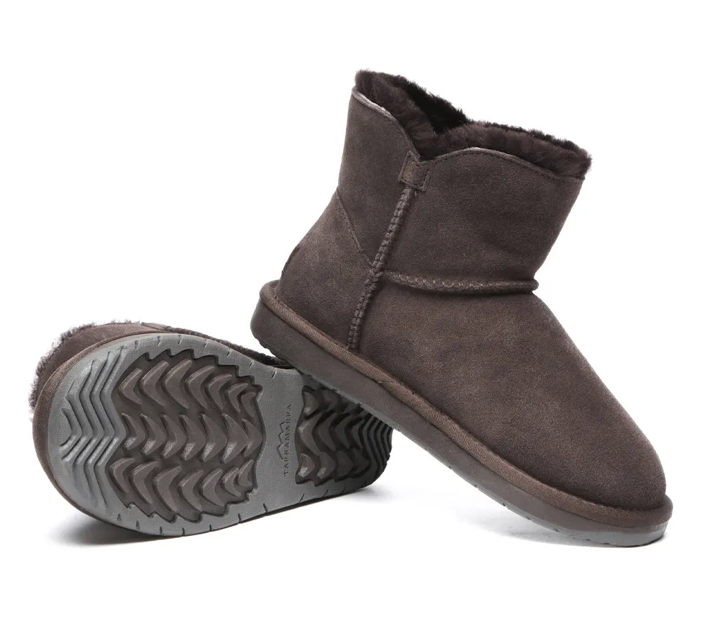 Premium Australian Sheepskin Boots Unisex Mini Button Plus