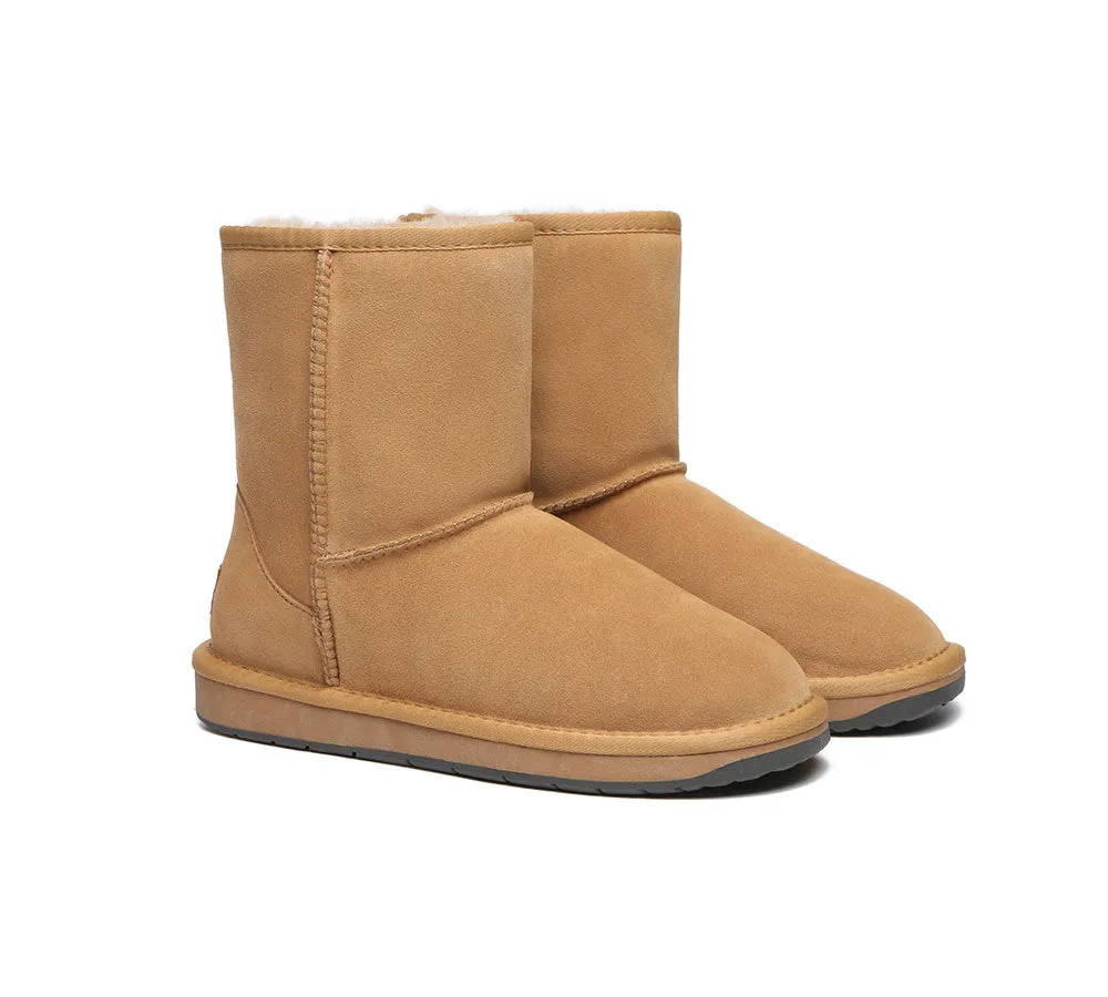 Premium Australian Sheepskin Boots Unisex Short Classic Plus