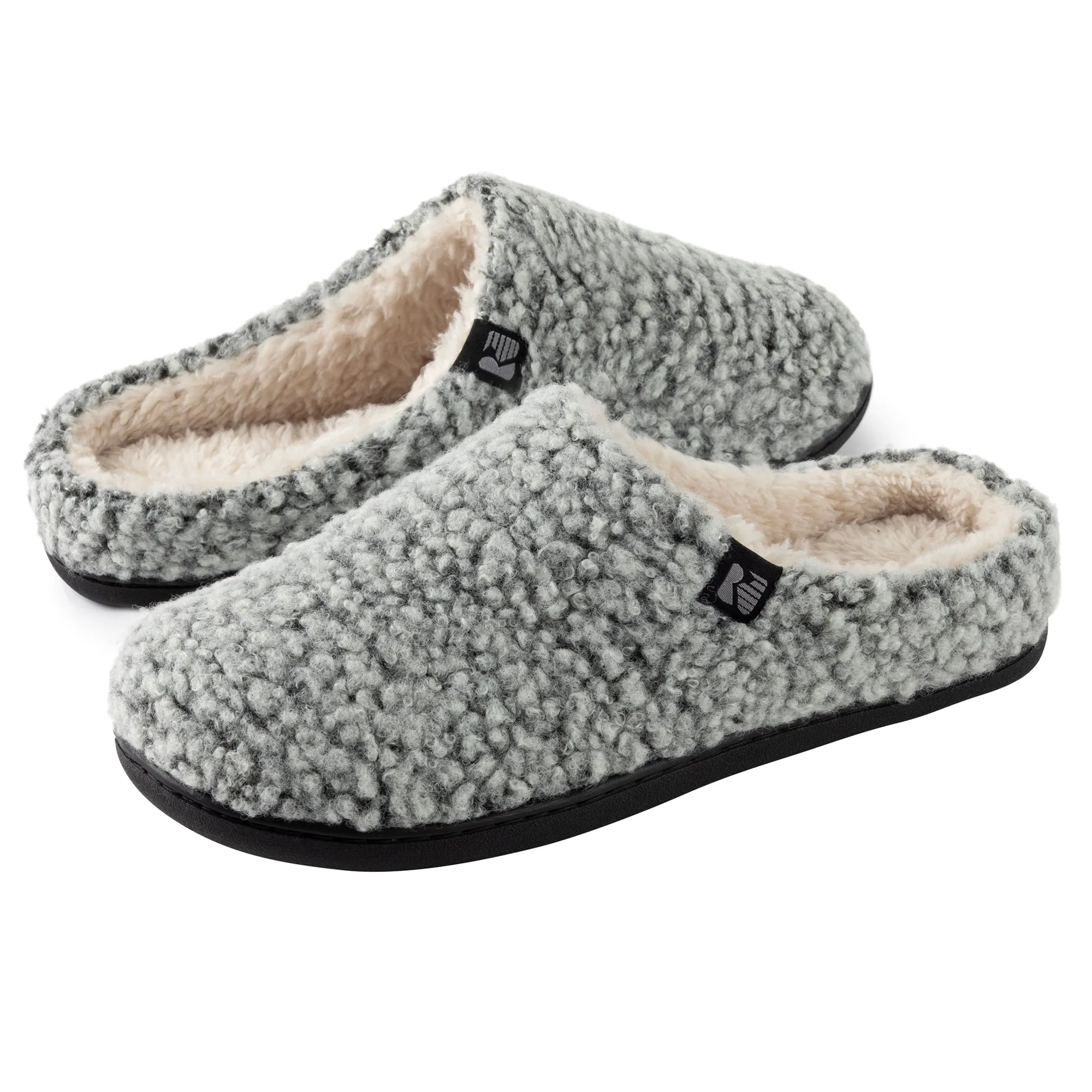 RockDove Women's Faux Shearling Clog Slipper