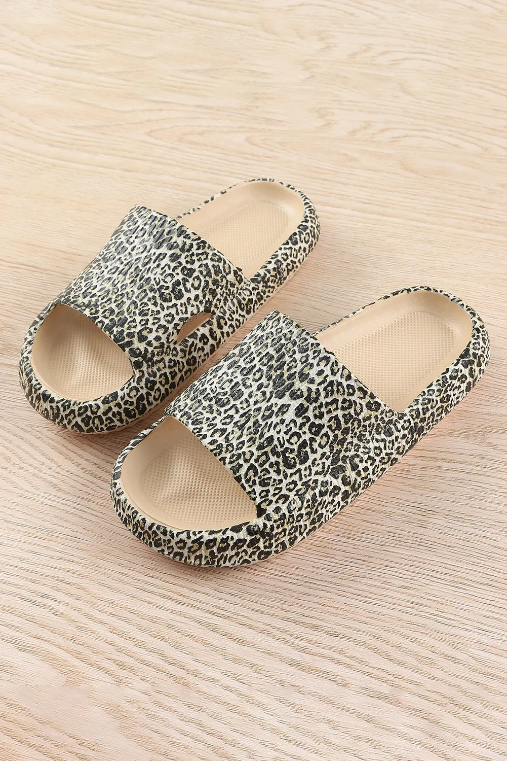 Slippers for Women Open Toe Thicken Soft Rubber Slippers for Indoor Outdoor