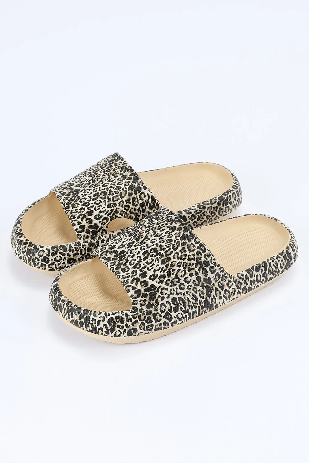 Slippers for Women Open Toe Thicken Soft Rubber Slippers for Indoor Outdoor