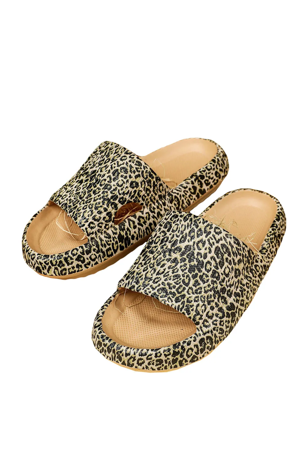 Slippers for Women Open Toe Thicken Soft Rubber Slippers for Indoor Outdoor