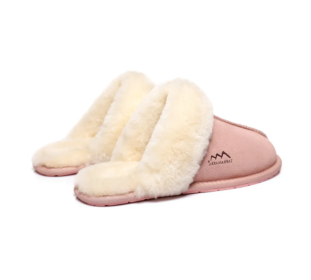 Slippers,Australia Premium Sheepskin,Unisex Rosa Scuff