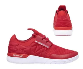 Supra Flow Run Evo Lace Up Mens Casual Running Trainers Red 08342 656 B36B