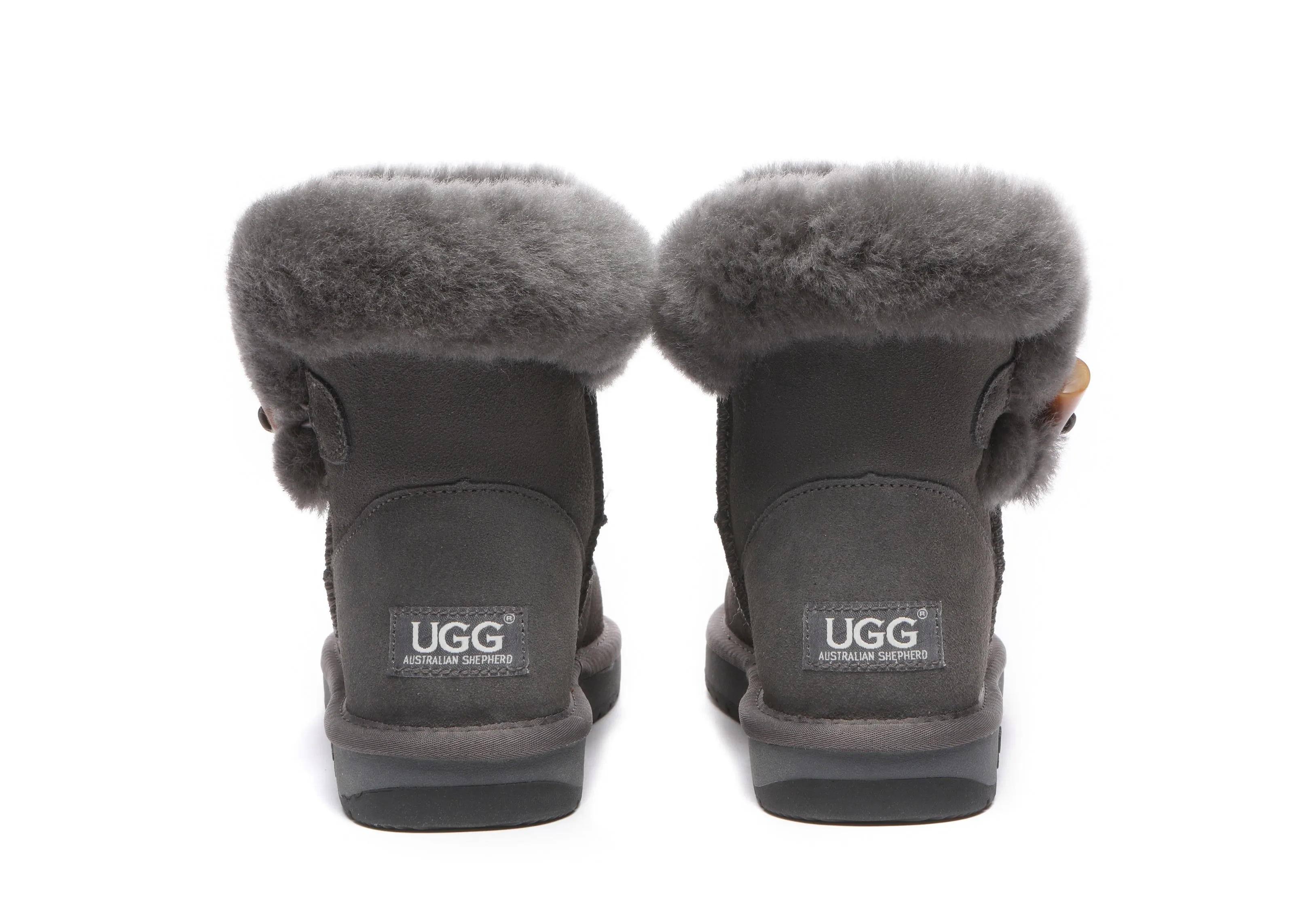 Tiara Fluffy Top Women Mini UGG Boots