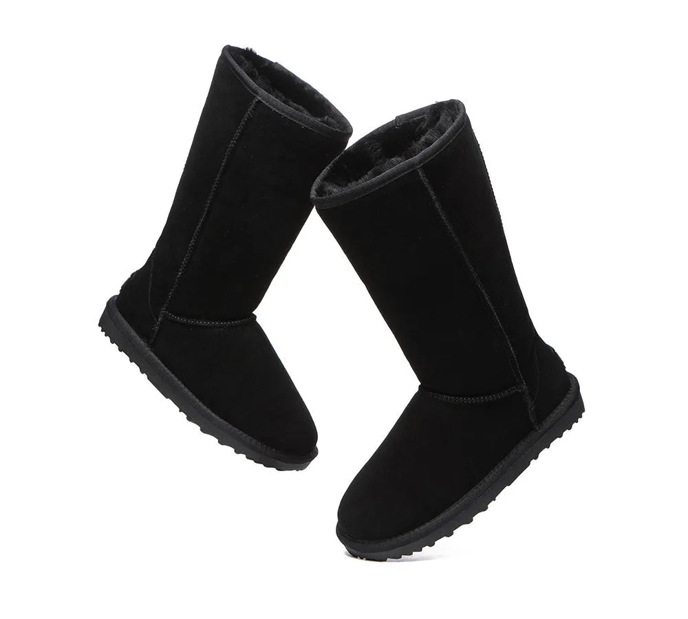 Ugg Boots Double Face Sheepskin Tall Classic Suede