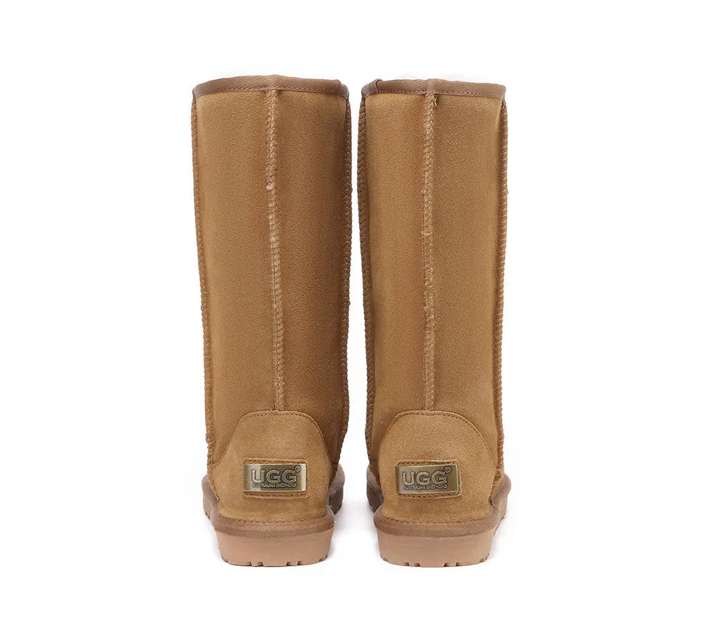 Ugg Boots Double Face Sheepskin Tall Classic Suede