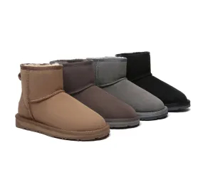 UGG Boots Double Faced Sheepskin Wool Ankle Mini Classic Boots