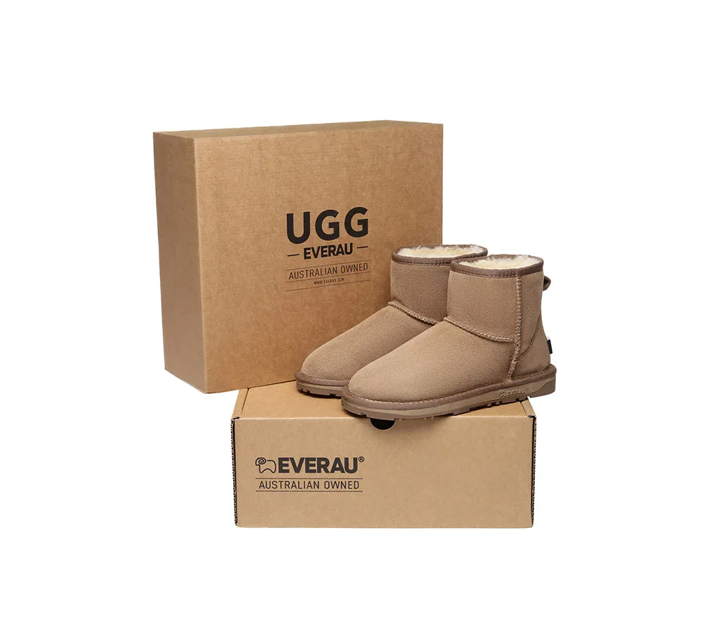 UGG Boots Double Faced Sheepskin Wool Ankle Mini Classic Boots